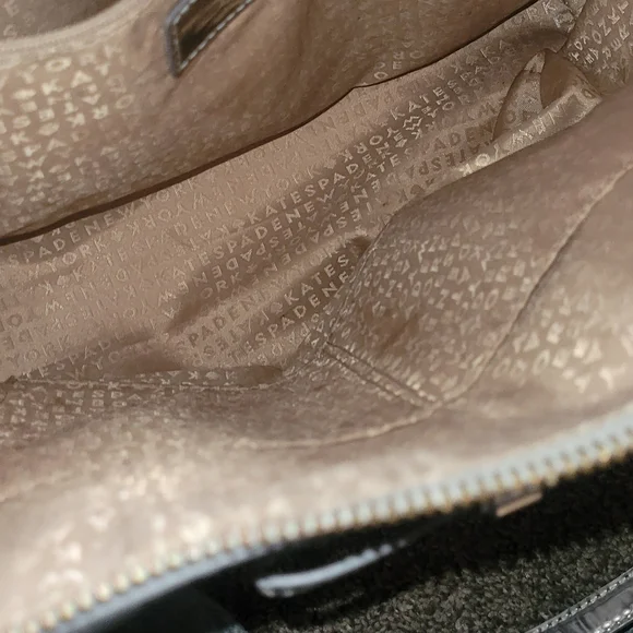 Kate Spade Shiny Silver Tote Bag - Picture 5 of 6